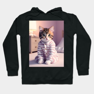 Beautiful cat in pajamas Hoodie